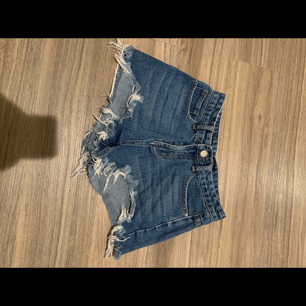 Denim shorts